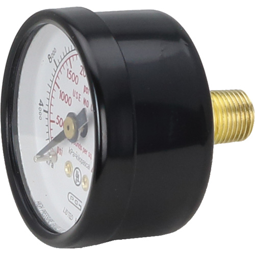 Manom&egrave;tres,  1-1/2", 0 - 4000 psi, Fixation arri&egrave;re, Analogique R.M.G. Prévention