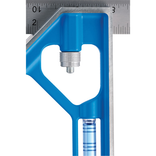 &eacute;querre combin&eacute;e True Blue, 12" lo, 1/16" Graduations, Acier, Ordinaire R.M.G. Prévention