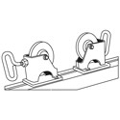 Adjust-A-Rolls&reg; Stand, 2000 lbs. Load Capacity, 36" Pipe Capacity R.M.G. Prévention
