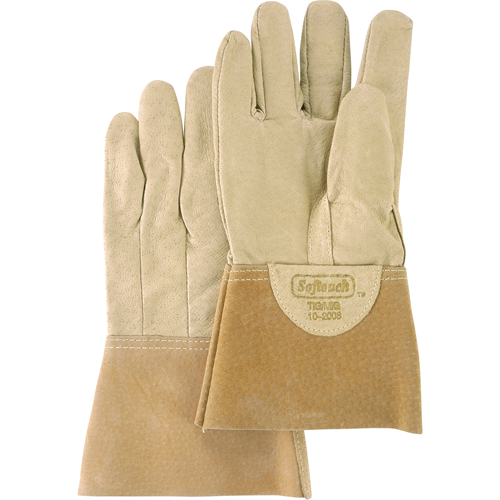 Softouch Welding Gloves, Pigskin Leather, Size Medium R.M.G. Prévention