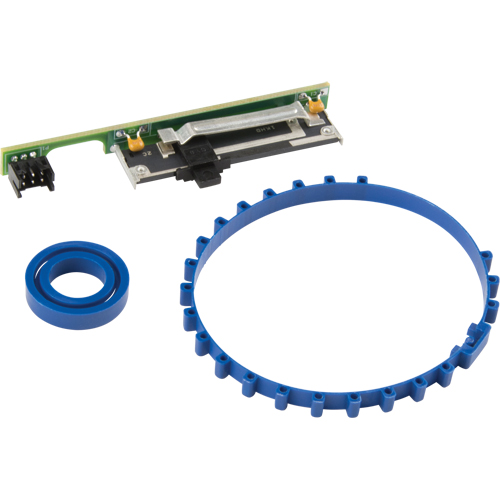 Potentiom&egrave;tre bleu et interrupteur complet R.M.G. Prévention