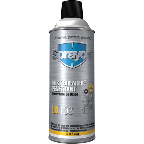P&eacute;n&eacute;trant Rust Breaker LU103, Canette a&eacute;rosol, 16 oz R.M.G. Prévention