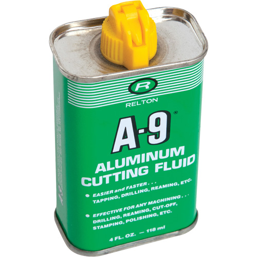 Liquides de coupe A-9 pour l'aluminium, Bouteille R.M.G. Prévention