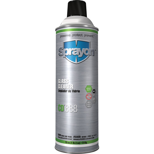 CD888 Glass Cleaner, 20 oz., Aerosol Can R.M.G. Prévention
