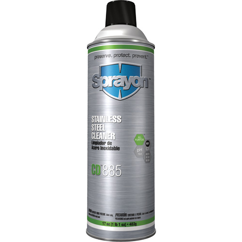 CD885 Stainless Steel Cleaner, 20 oz., Aerosol Can R.M.G. Prévention
