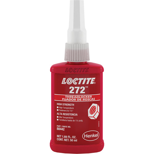Compos&eacute; de blocage 272 temp&eacute;rature &eacute;lev&eacute;e, Rouge, &eacute;lev&eacute;, 50 ml, Bouteille R.M.G. Prévention