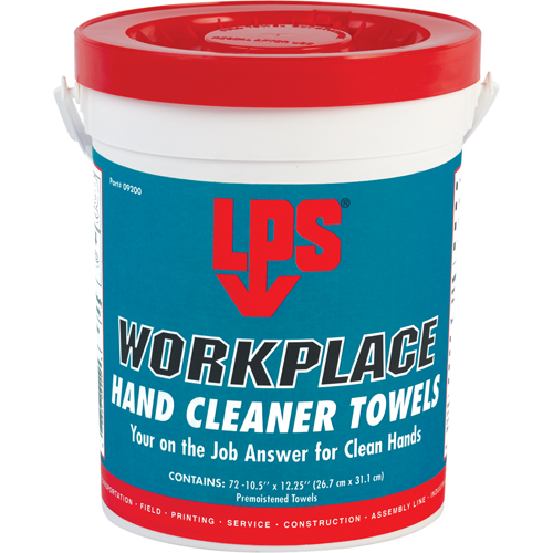 Workplace Hand Cleaner Towels, 72 Wipes, 10-1/2" x 12-1/4" R.M.G. Prévention