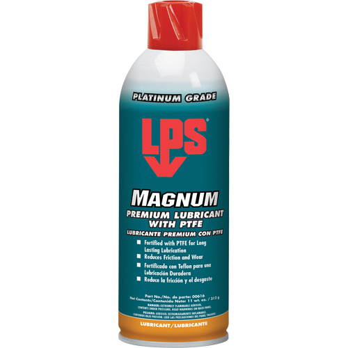 Magnum Premium Lubricant with PTFE, Aerosol Can, 16 oz. R.M.G. Prévention