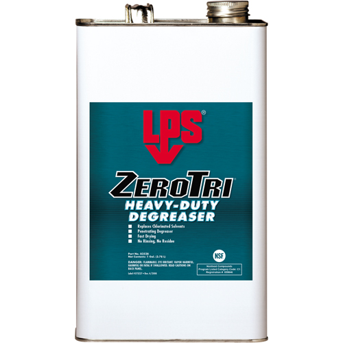 ZeroTri&reg; Heavy-Duty Degreaser, Gallon R.M.G. Prévention