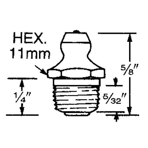 Raccord, Filetage de 10 mm R.M.G. Prévention