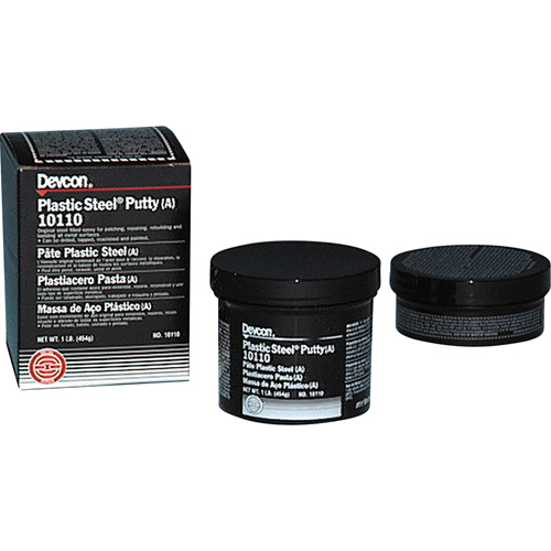 Mastic Plastic Steel 5 Minute, 1 lb, R&eacute;cipient R.M.G. Prévention