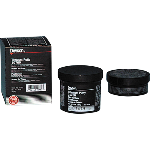 Mastic de titane, 1 lb, R&eacute;cipient R.M.G. Prévention