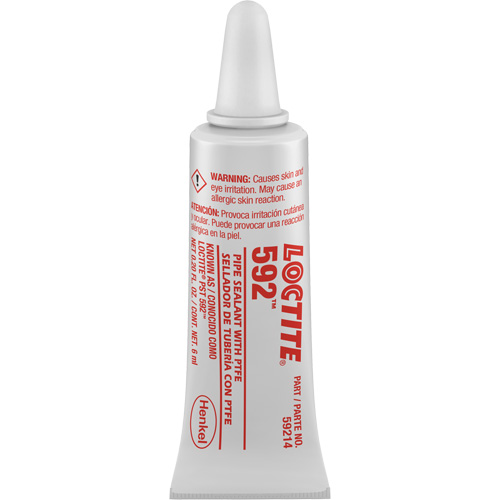 592 PST&reg; Slow Cure Thread Sealant, Tube, 6 ml, -54° C - 204° C/-65° F - 400° F R.M.G. Prévention