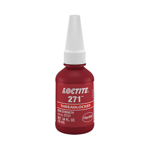 Compos&eacute; de blocage 271, Rouge, &eacute;lev&eacute;, 10 ml, Bouteille R.M.G. Prévention