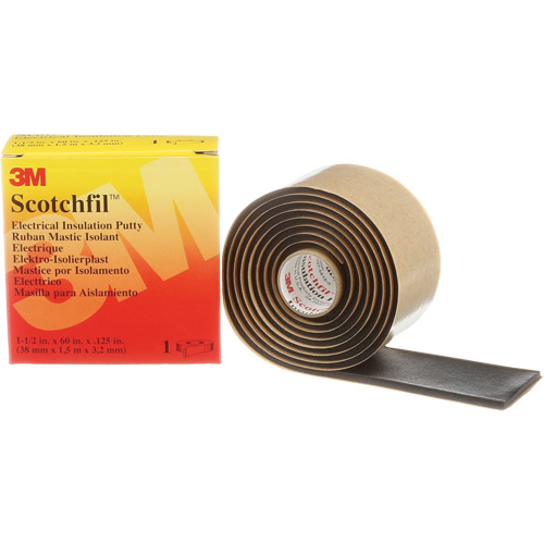 Scotchfil Electrical Insulation Putty, Roll, Black R.M.G. Prévention