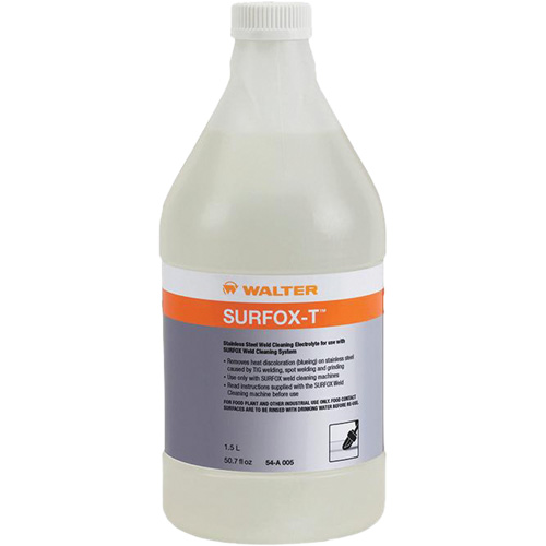 Nettoyant de soudures SURFOX-T, 1,5 L, Bouteille R.M.G. Prévention