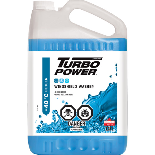 Liquide lave-glace toutes saisons Turbo Power, Cruche, 3,78 L R.M.G. Prévention
