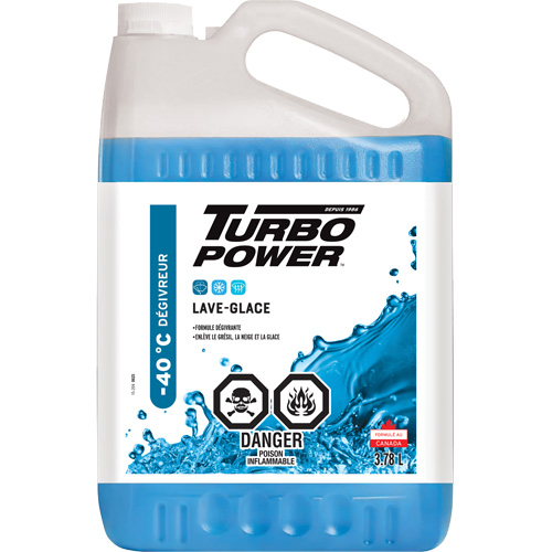 Liquide lave-glace toutes saisons Turbo Power, Cruche, 3,78 L R.M.G. Prévention