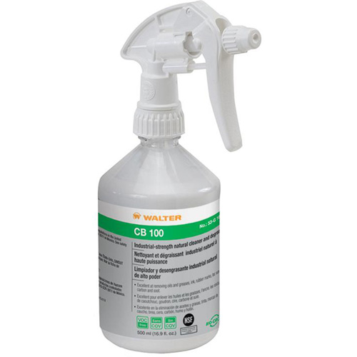 Solvant naturel &agrave; base d'eau CB 100, Bouteille &agrave; g&acirc;chette R.M.G. Prévention