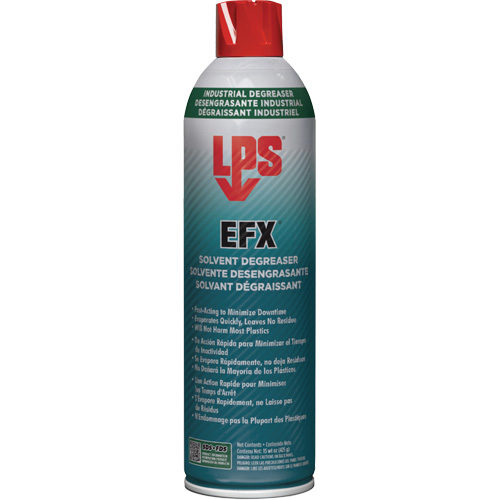 Solvant/d&eacute;graissant EFX, Canette a&eacute;rosol R.M.G. Prévention