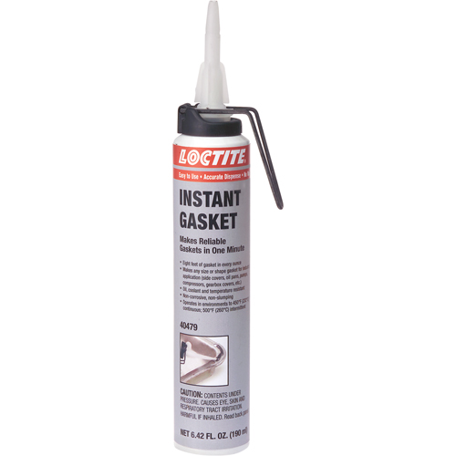 Scellant &agrave; joints Instant Gasket, Cartouche, Noir R.M.G. Prévention