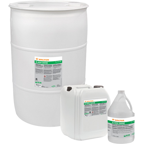 Nettoyant et protecteur de surface en acier inoxydable E-Nox Shine, 20 L, Seau R.M.G. Prévention