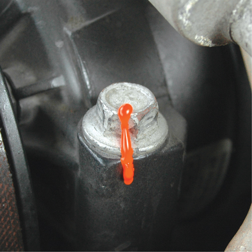 P&acirc;te indicatrice inviolable Cross-Check Torque Seal, 1 liq. oz., Tube, Jaune R.M.G. Prévention