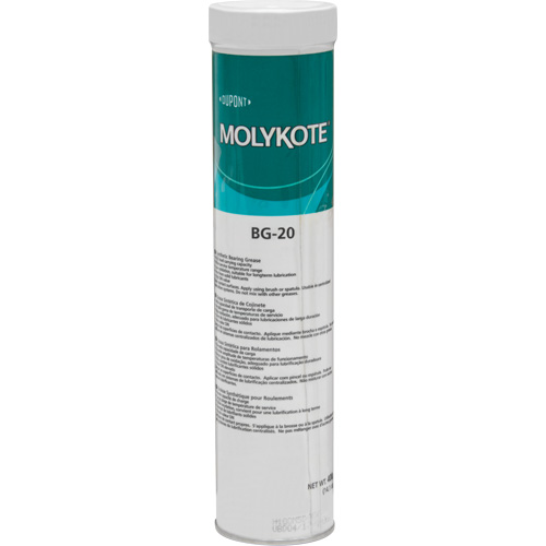 Graisse de roulement haute performance Molykote BG 20, 400 g, Cartouche R.M.G. Prévention
