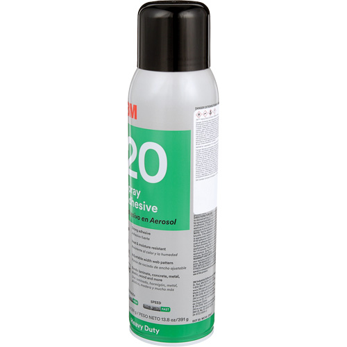 20 Heavy Duty Spray Adhesive, Clear, Aerosol Can R.M.G. Prévention