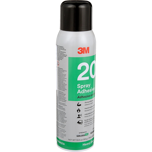 20 Heavy Duty Spray Adhesive, Clear, Aerosol Can R.M.G. Prévention