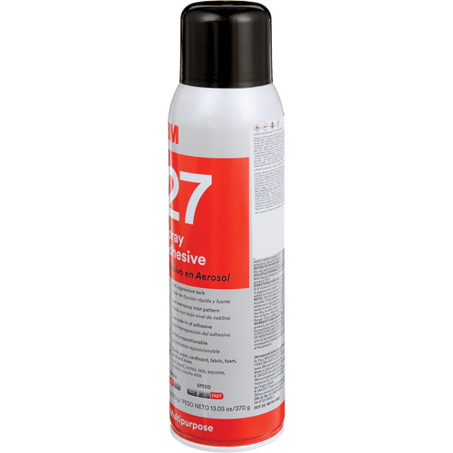 27 Multi-Purpose Spray Adhesive, Clear, Aerosol Can R.M.G. Prévention
