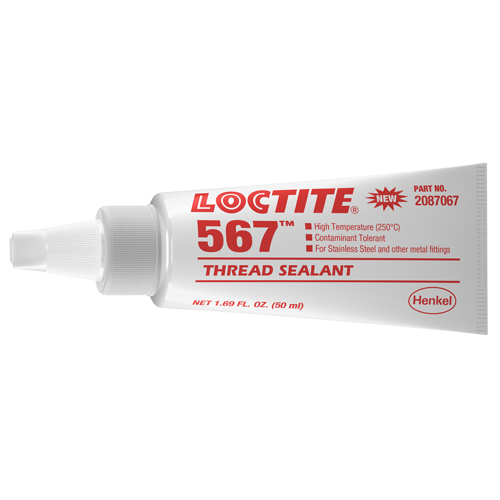 567 High Temperature Thread Sealant, Tube, 50 ml, -53.88° C - 204° C/-65° F - 400° F R.M.G. Prévention
