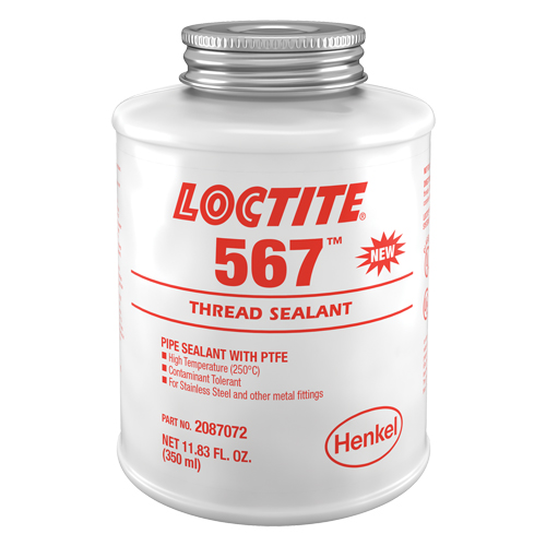 Scellant &agrave; filet haute temp&eacute;rature 567, Bouteille &agrave; dessus brosse, 350 ml,  R.M.G. Prévention