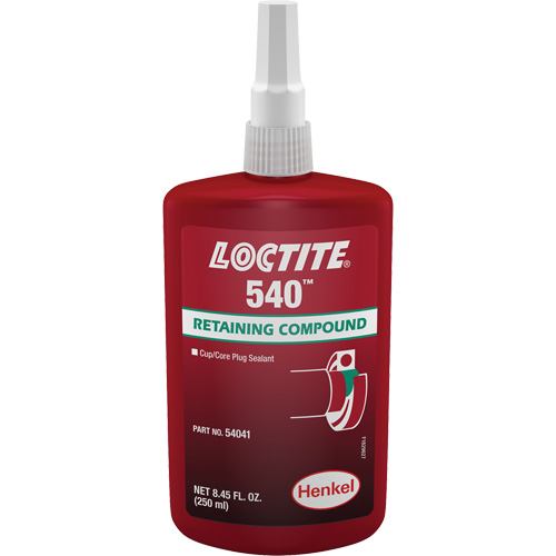 Loctite&reg; 540 Retaining Compound, 250 ml, Bottle, Blue R.M.G. Prévention