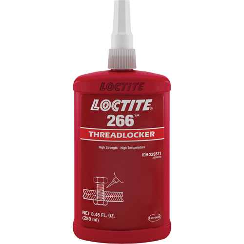 Compos&eacute; de blocage 266, Rouge, &eacute;lev&eacute;, 250 ml, Bouteille R.M.G. Prévention