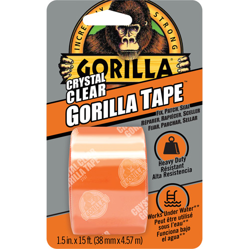 Repair Tape, 38 mm (1-1/2") x 4.5 m (15'), Clear R.M.G. Prévention