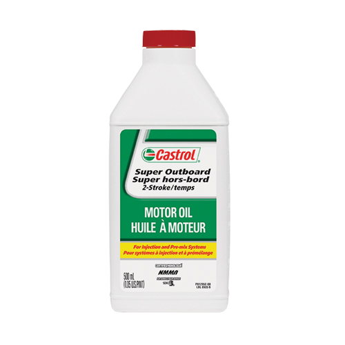 Huile pour moteur hors-bord 2 temps, 500 ml, Bouteille R.M.G. Prévention