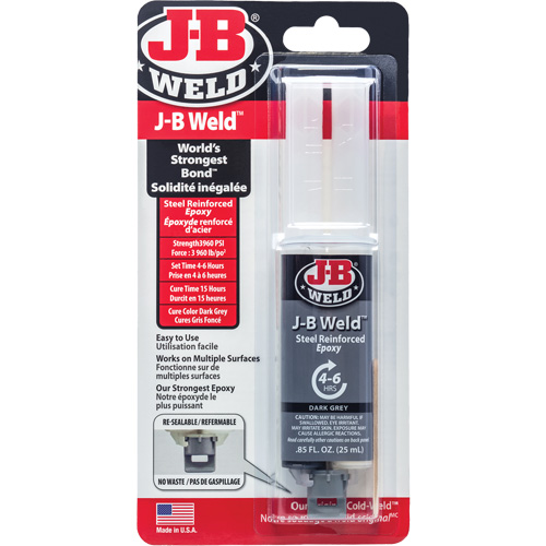 Adhesive, 25 ml, Syringe, Two-Part, Grey R.M.G. Prévention