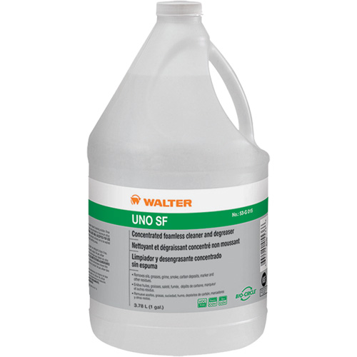 Nettoyant/d&eacute;graissant haute puissance sans mousse UNO SF, Gallon R.M.G. Prévention