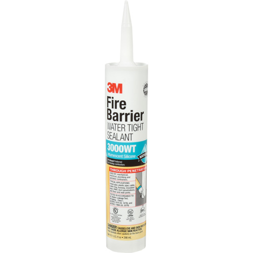 Fire Barrier Sealant 3000 WT, 10.1 oz., Cartridge, Grey R.M.G. Prévention