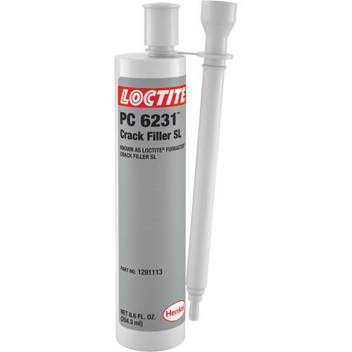 Bouche-fentes SL Loctite Fixmaster, 8,6 oz liq., Cartouche double, Gris R.M.G. Prévention