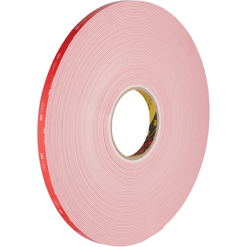 VHB Tape, 32.9 m (108') L x 12.7 mm (1/2") W, 62 mils, Acrylic R.M.G. Prévention