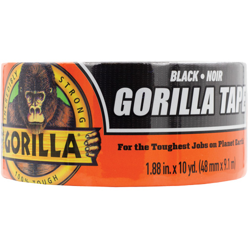 Duct Tape, 17 mils, Black, 48 mm (2") x 9.14 m (30') R.M.G. Prévention