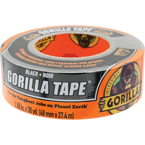 Duct Tape, 17 mils, Black, 48 mm (2") x 27.43 m (90') R.M.G. Prévention