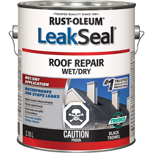 Produit de r&eacute;paration de toit sec/humide LeakSeal R.M.G. Prévention