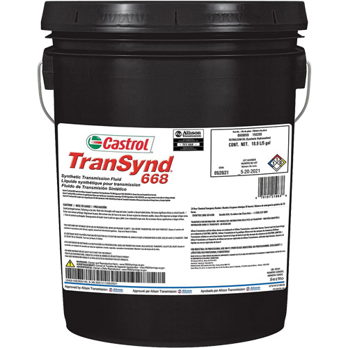 Liquide de transmission automatique enti&egrave;rement synth&eacute;tique TranSynd 668 R.M.G. Prévention