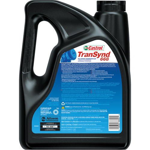 Liquide de transmission automatique enti&egrave;rement synth&eacute;tique TranSynd 668 R.M.G. Prévention
