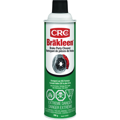 Nettoyant de pi&egrave;ces de freins sans chlore Brakleen &agrave; faibles &eacute;missions COV, Canette a&eacute;rosol R.M.G. Prévention