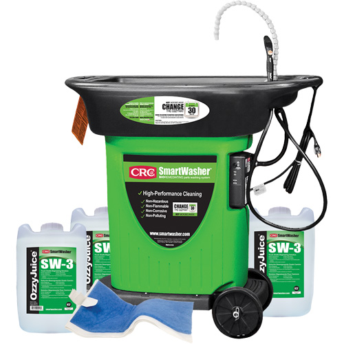 Trousse de bassin de nettoyage de pi&egrave;ces mobile SmartWasher SW-323 R.M.G. Prévention