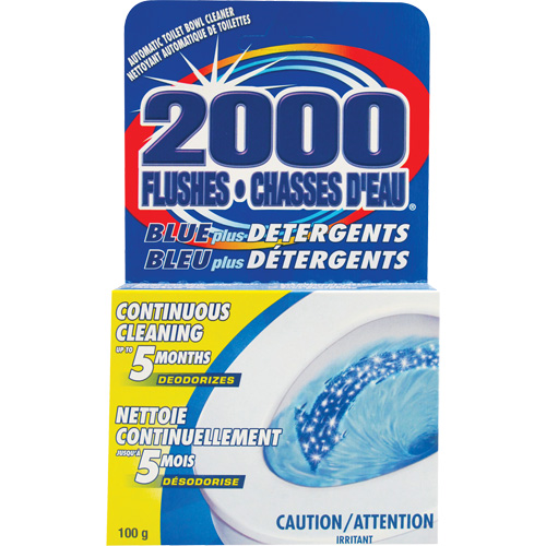2000 Flushes&reg; Blue Plus Toilet Bowl Cleaning Detergent, 100 g, Tablet R.M.G. Prévention